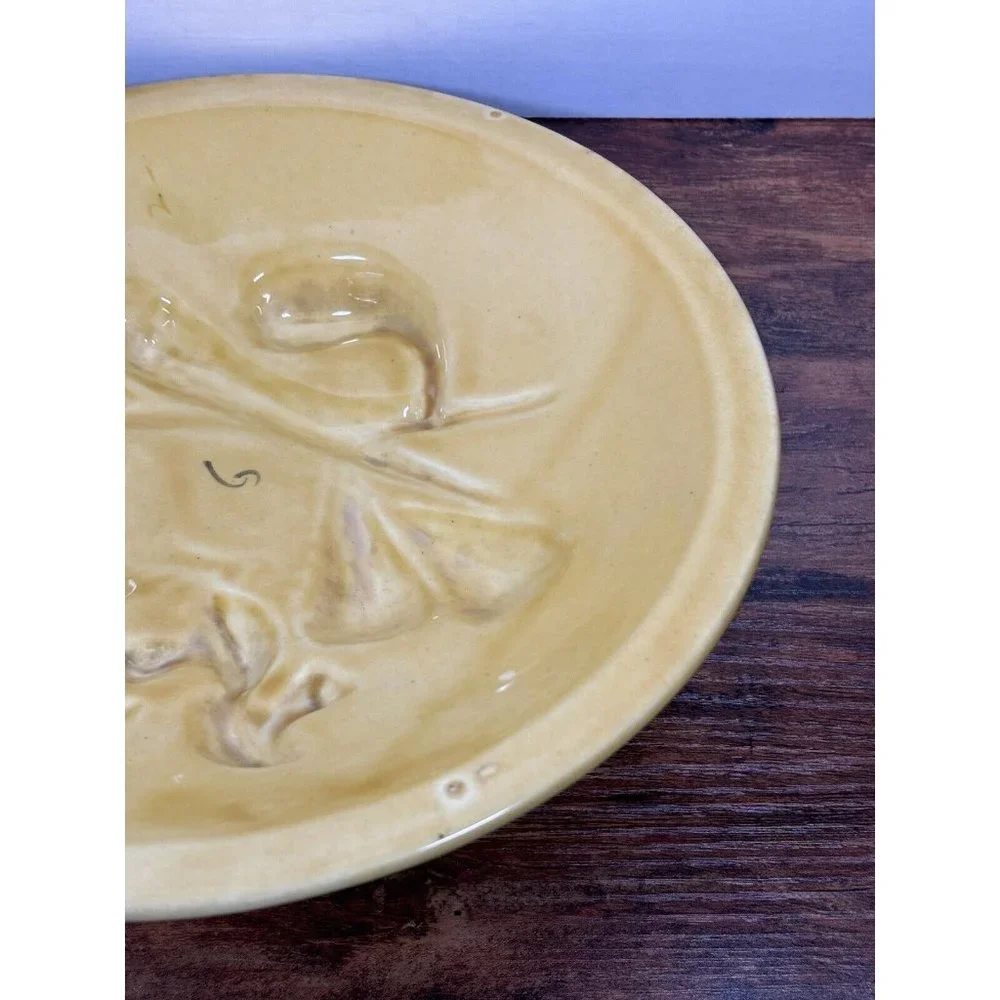 Vintage Los‎ Angeles Potteries Ovenware Harvest Mushrooms Dish Ware 1971 USA